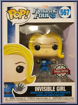 Invisible Girl (Translucent) from Fantastic Four - Pop! Vinyl Figures manufactured by Funko [Front]
