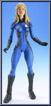 Invisible Woman from Fantastic Four - Movie - Deluxe Figures manufactured by Toy Biz [Loose]