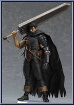 Guts (Black Swordsman Version Repaint Edition) from Figma - Berserk manufactured by Max Factory [Loose]