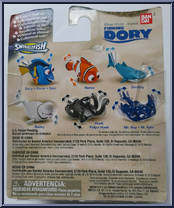 Hank (Black) from Finding Dory - Swigglefish manufactured by Bandai [Back]