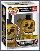 Withered Golden Freddy from Five Nights at Freddy's - Pop! Vinyl Figures manufactured by Funko [Front]