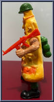 Private Pizza from Food Fighters - Kitchen Commandos manufactured by Mattel [Loose]