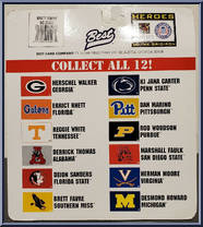 Brett Favre from Football - Heroes of the Gridiron manufactured by Best Card Company [Back]