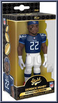 Derrick Henry (Dark Blue) (Chase) (Titans) from Football - Vinyl Gold - 5" Scale manufactured by Funko [Front]