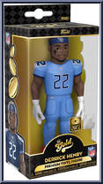 Derrick Henry (Light Blue) (Chase) (Titans) from Football - Vinyl Gold - 5" Scale manufactured by Funko [Front]