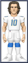 Justin Herbert (White Jersey) (Chargers) from Football - Vinyl Gold - 12" Scale manufactured by Funko [Loose]