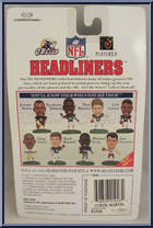 Curtis Martin from Football Headliners - 1996 Season manufactured by Corinthian [Back]