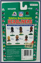 Dan Marino from Football Headliners - Sideline Quarterbacks manufactured by Corinthian [Back]