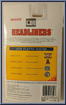 Terrell Davis from Football Headliners - Heroes of the Gridiron manufactured by Corinthian [Back]