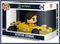 Ayrton Senna (Super Deluxe) from Formula One - Pop! Rides manufactured by Funko [Front]