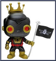 Freddy Funko (Black Robot) Action Figure