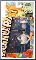 Bender (Chef) from Futurama - Basic Series manufactured by Toynami [Front]