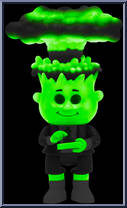 Adam Bomb (Atomic Glow) from Garbage Pail Kids - ReAction Figures manufactured by Super7 [Loose]