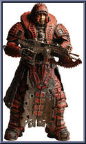 Marcus Fenix (Theron Disguise) from Gears of War - Series 4 manufactured by Neca [Loose]