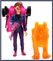 Janine Melnitz (Stretch Ghost) from Ghostbusters - The Real - Power Pack Heroes manufactured by Kenner [Loose]