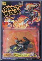 Ghost Rider's Ghost Fire Cycle from Ghost Rider - Flamin' Stunt Cycles manufactured by Toy Biz [Front]