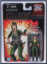 Lady Jaye from G.I. Joe - 25th Anniversary - Wave  2 manufactured by Hasbro [Front]