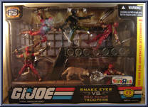 Snake Eyes vs Red Ninja Troopers Action Figure