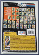 Bazooka from G.I. Joe - Classic Collection - Tiger Force manufactured by Hasbro [Back]