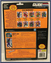 Deep-Six from G.I. Joe - Classic Collection - Series 11 - Eco Warriors manufactured by Hasbro [Back]