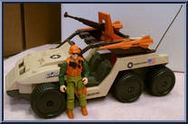 Desert Fox (with Skidmark) from G.I. Joe - Classic Collection - Series  7 - Accessories manufactured by Hasbro [Loose]
