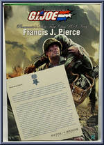 Francis J. Pierce from G.I. Joe - Classic Collection 12" Scale - Medal of Honor Recipient manufactured by Hasbro [Back]