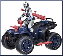Cobra Ferret Scout and Cobra Ferret ATV from G.I. Joe - Classified - Basic Series manufactured by Hasbro [Loose]