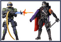 Steel Corps Commander vs. Twilight Guard from G.I. Joe - Classified - Basic Series manufactured by Hasbro [Loose]