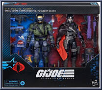 Steel Corps Commander vs. Twilight Guard from G.I. Joe - Classified - Basic Series manufactured by Hasbro [Front]
