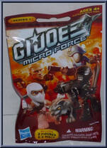 Ghost Ninja Henchman (Pike) from G.I. Joe - Micro Force - Basic Series manufactured by Hasbro [Front]