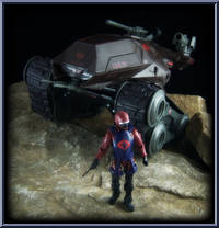 H.I.S.S. (with H.I.S.S. Tank Driver) from G.I. Joe - Pursuit of Cobra - Vehicles manufactured by Hasbro [Loose]