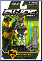 Sgt. Stone from G.I. Joe - Rise of Cobra - Collection 2 - Wave 2 manufactured by Hasbro [Front]