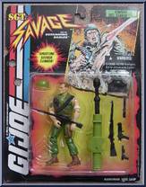 Sgt. Savage (Combat) from G.I. Joe - Sgt. Savage - Basic Series manufactured by Hasbro [Front]