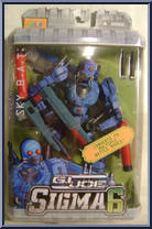 Sky B.A.T. from G.I. Joe - Sigma Six - Basic Series manufactured by Hasbro [Front]