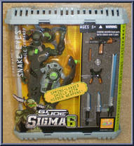 Snake Eyes (Jungle Commando) from G.I. Joe - Sigma Six - Basic Series manufactured by Hasbro [Front]
