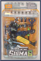 Snake Eyes (Night Ops Gear) from G.I. Joe - Sigma Six - Basic Series manufactured by Hasbro [Front]