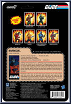 Barbecue from G.I. Joe - ReAction Figures manufactured by Super7 [Back]