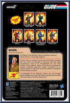 Buzzer from G.I. Joe - ReAction Figures manufactured by Super7 [Back]