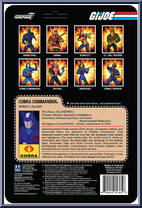 Cobra Commander from G.I. Joe - ReAction Figures manufactured by Super7 [Back]