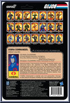 Cobra Commander (Cape & Scepter) from G.I. Joe - ReAction Figures manufactured by Super7 [Back]