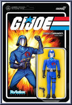 Cobra Commander from G.I. Joe - ReAction Figures manufactured by Super7 [Front]