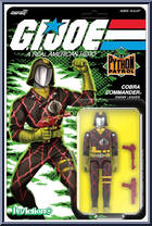 Cobra Commander (Python Patrol) from G.I. Joe - ReAction + manufactured by Super7 [Front]
