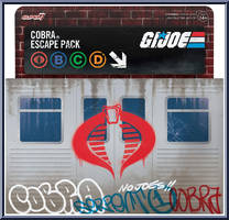 Cobra Escape Pack from G.I. Joe - ReAction Figures manufactured by Super7 [Back]