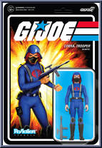 Cobra Trooper (Female) from G.I. Joe - ReAction Figures manufactured by Super7 [Front]