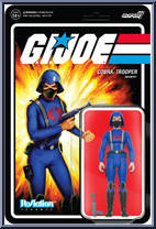 Cobra Trooper (Female) from G.I. Joe - ReAction Figures manufactured by Super7 [Front]