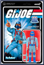 Cobra Trooper (Glow Patrol) from G.I. Joe - ReAction Figures manufactured by Super7 [Front]