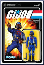 Cobra Trooper (Male) from G.I. Joe - ReAction Figures manufactured by Super7 [Front]