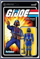 Cobra Trooper (Male) from G.I. Joe - ReAction Figures manufactured by Super7 [Front]