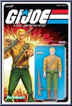 Duke (Cartoon) from G.I. Joe - ReAction + manufactured by Super7 [Front]