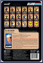 G.I. Joe Sailor from G.I. Joe - ReAction Figures manufactured by Super7 [Back]
